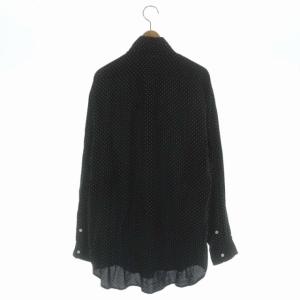 MADISONBLUE ×MARTINIQUE 21AW スカーフカラーシャツ ドット XS ブラック