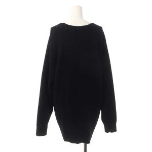 The Row ウールカシミヤディープVネックニット プルオーバー 長袖 S 黒