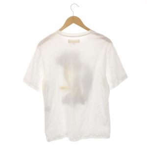 AKIRANAKA フロント刺繍プリントTシャツ カットソー 半袖 3 白 ホワイト