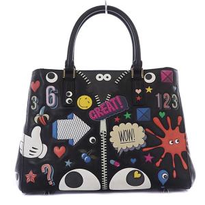 ANYA HINDMARCH イーブリー オールオーバー ステッカーズ ハンドバッグ レザー マルチカラー