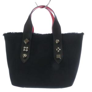 Christian Louboutin Frangibus ハンドバッグ スタッズ キャンバス 黒