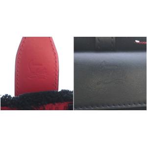 Christian Louboutin Frangibus ハンドバッグ スタッズ キャンバス 黒
