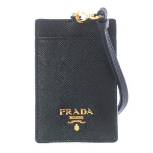 パスケース ロゴプレート サフィアノメタル 黒