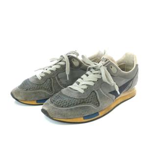 GOLDEN GOOSE Superstar leather sneakers USED加工 RUNNING スニーカー ローカット メッシュ スエード