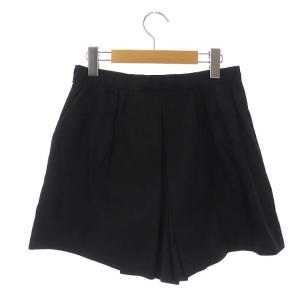 Drawer ショートパンツ キュロットスカート タック ギャザー 36 ブラック