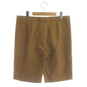 Drawer リネンショートパンツ ハーフパンツ タック 40 茶 ブラウン