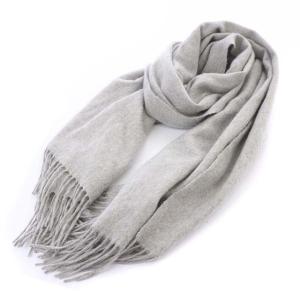 コレクション ストール マフラー フリンジ グレー