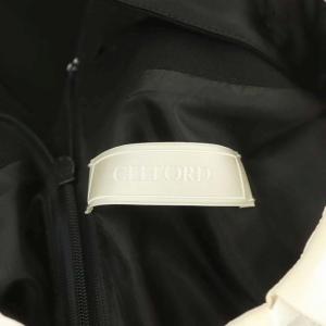 CELFORD 21AW ボウタイコクーンワンピース ミモレ丈 半袖 36 ブラック