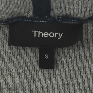 Theory cashcotton dania ll ガウン コーディガン ニット ロング 長袖 フード カシミヤ混 S ネイビー