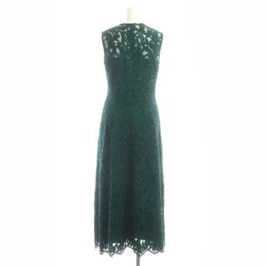 Grace Class 18AW レースミッドドレス ワンピース ロング ノースリーブ 36 グリーン
