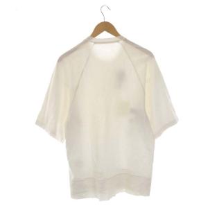 JULIUS PRINT BIG T-SHIRT カットソー Tシャツ 半袖 プリント クルーネック 1 ホワイト