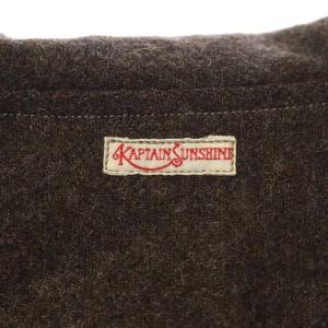 KAPTAIN SUNSHINE ライナー付き フーデッドコート アウター カーキ ベージュ 玉虫色