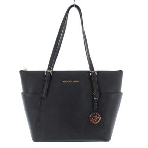 トートバッグ レザー ロゴ 黒 ブラック