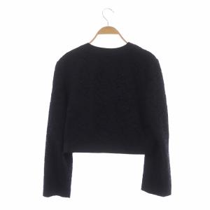 GIVENCHY 総レースショートジャケット 総裏地 長袖 12 黒 ブラック