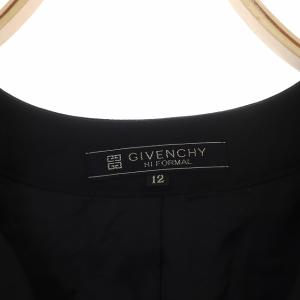 GIVENCHY 総レースショートジャケット 総裏地 長袖 12 黒 ブラック