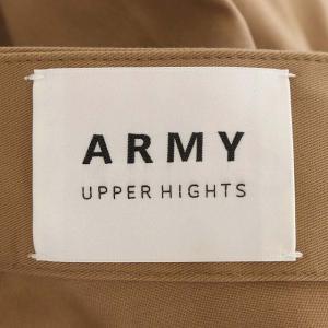 upper hights ARMY THE MAXI カットオフ チノスカート ロング マキシ丈 裾カットオフ 24 茶 ブラウン