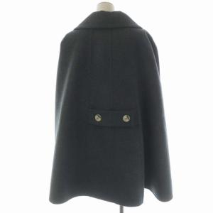 ENFOLD 20AW WOパイル ケープPコート 38 グレー