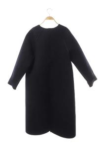 ENFOLD リバーシブルボンディングコート チェック柄 38 紺