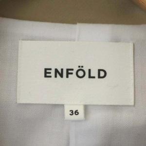 ENFOLD ダブルクロス2BOXコート チェスター ロング アウター 総裏地 36 ライトベージュ