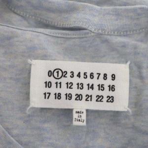 Martin Margiela 1 メゾンマルジェラ 18SS カッティングデザイン タンクトップ カットソー プルオーバー コットン S 水色 ライトブルー