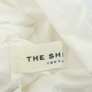 Shinzone シャツ ブラウス プルオーバー 長袖 バンドカラー F 白 ホワイト