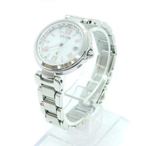 CITIZEN クロスシー 腕時計 アナログ 3針 カレンダー 電波ソーラー シルバー