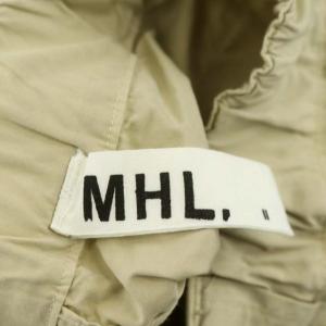 MHL. テーパードパンツ イージー クロップド コットン 2 ベージュ