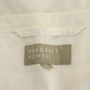 MARGARET HOWELL カットソー Tシャツ 半袖 クルーネック 1 白 ホワイト