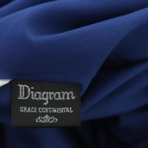 Diagram GRACE CONTINENTAL フリル キャミワンピース 総柄 ロング 38 オレンジ ネイビー