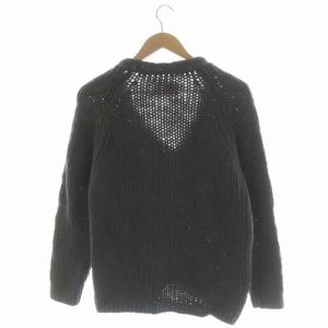 Martin Margiela 10 モヘヤ混 ローゲージ カーディガン ニット 長袖 前開き S チャコールグレー