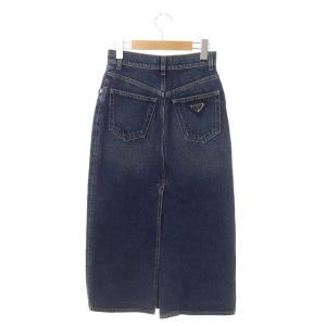 PRADA 21年 デニムスカート 40 紺