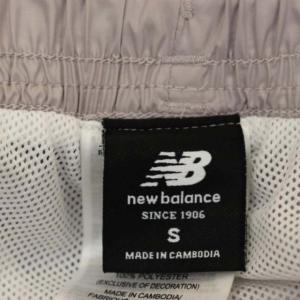 New Balance NB Athletics パイピング ウーブンパンツ ジョガー S ピンク ホワイト WP11505