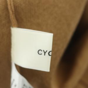 CYCLAS シアー切り替え ノースリーブ ニット カットソー S ブラウン 茶