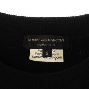 COMME des GARCONS HOMME PLUS AD2016 カットソー スウェット トレーナー 長袖 プルオーバー ドット ブラック