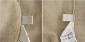 CELFORD 20AW バックリボンニットプルオーバー カットソー 長袖 クルーネック 38 ベージュ