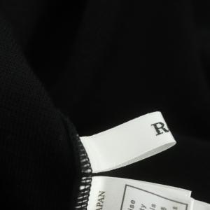 René ニットワンピース レース ひざ丈 ノースリーブ 34 ブラック