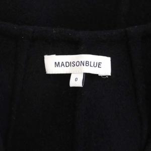 MADISONBLUE ウール カフタンポンチョ コート ロング アウター プルオーバー 0 ブラック