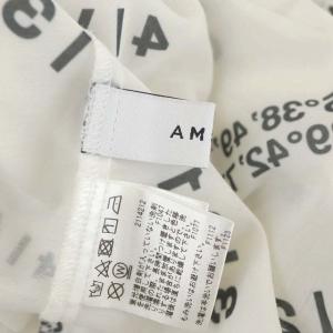 Ameri VINTAGE 19SS PASSCODE GATHER BLOUSE ブラウス シャツ カットソー ボウタイ バルンスリーブ シアー 七分袖