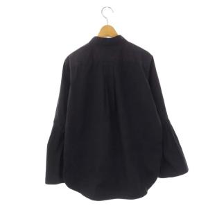 MADISONBLUE 20AW BELL SLEEVE SH WASHED OUT SHIRT スタンドカラー