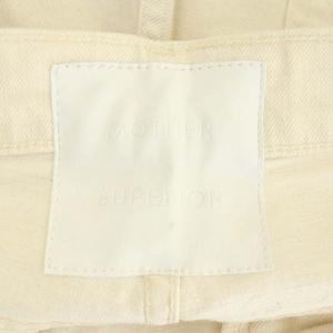 MOTHER SUPERIOR NATURAL INSIDER CROP デニムパンツ ブーツカット ダメージ加工