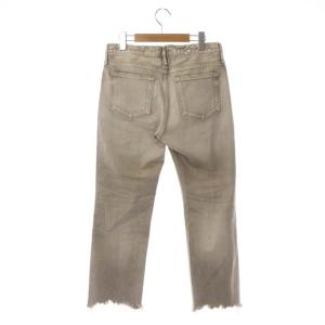 upper hights THE LIPSTICK ジーンズ ストレート カットオフ ジッパーフライ 25 ライトブラウン