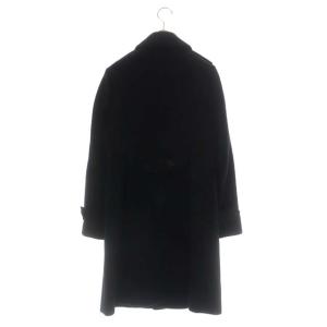 Grace Class アンゴラ ウール 金ボタン ダブル ロングコート アウター 総裏地 36 黒 ブラック