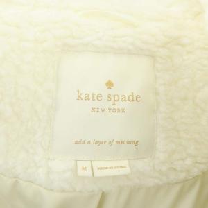 kate spade new york チェスターコート ダブル アウター ボア M オフホワイト