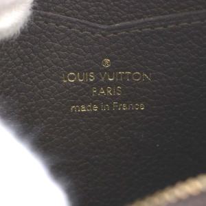 LOUIS VUITTON M60553 モノグラム アンプラント ジッピーコインパース コインケース レザー ダークブラウン 