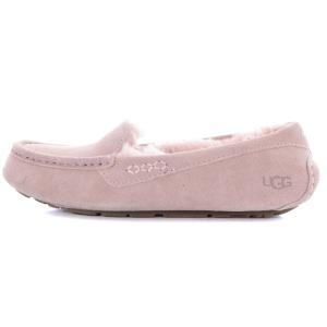 UGG australia ANSLEY モカシンシューズ ロゴ ムートン 25cm ピンク