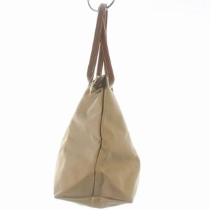 Longchamp ル プリアージュS トートバッグ ハンドバッグ 切替 ナイロン べージュ