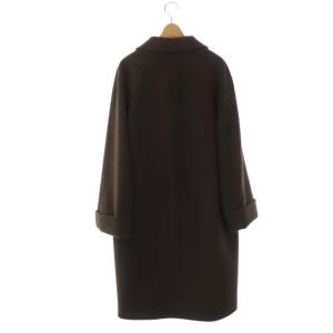 Salvatore Ferragamo チェスターコート 総裏地 40 ブラウン