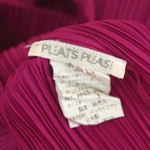 PLEATS PLEASE ISSEY MIYAKE イッセイミヤケ カットソー ハイネック 長袖 3 紫 パープル