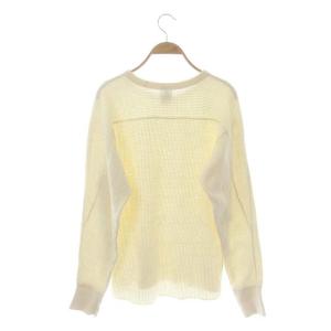 HYKE ワッフルカットソー 長袖 プルオーバー 1 オフホワイト