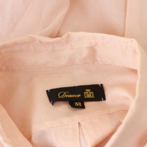 Drawer 21SS コットンオーガンジー ショートスリーブ ブラウス 半袖 38 ピンク